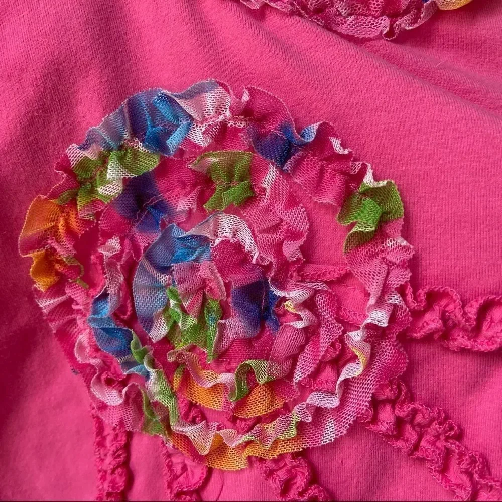 🍭6/$30 Kids Headquarters Floral Ruffle Tank - 6